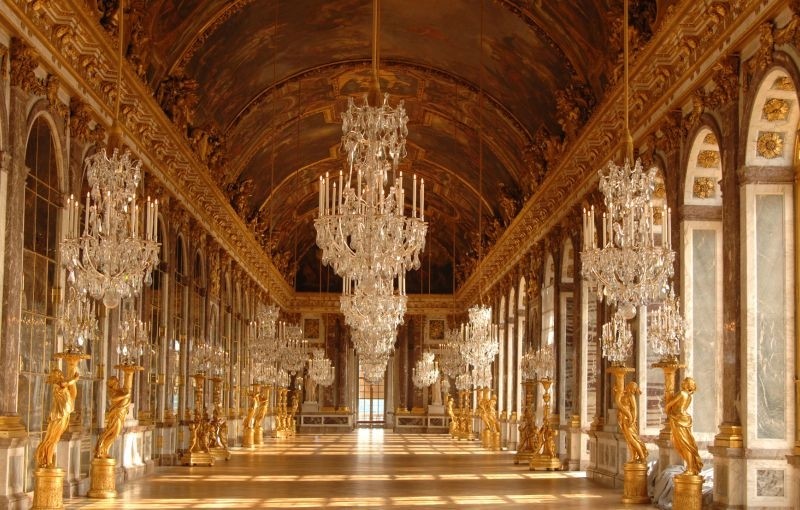 Meio dia em Versalhes sem fila